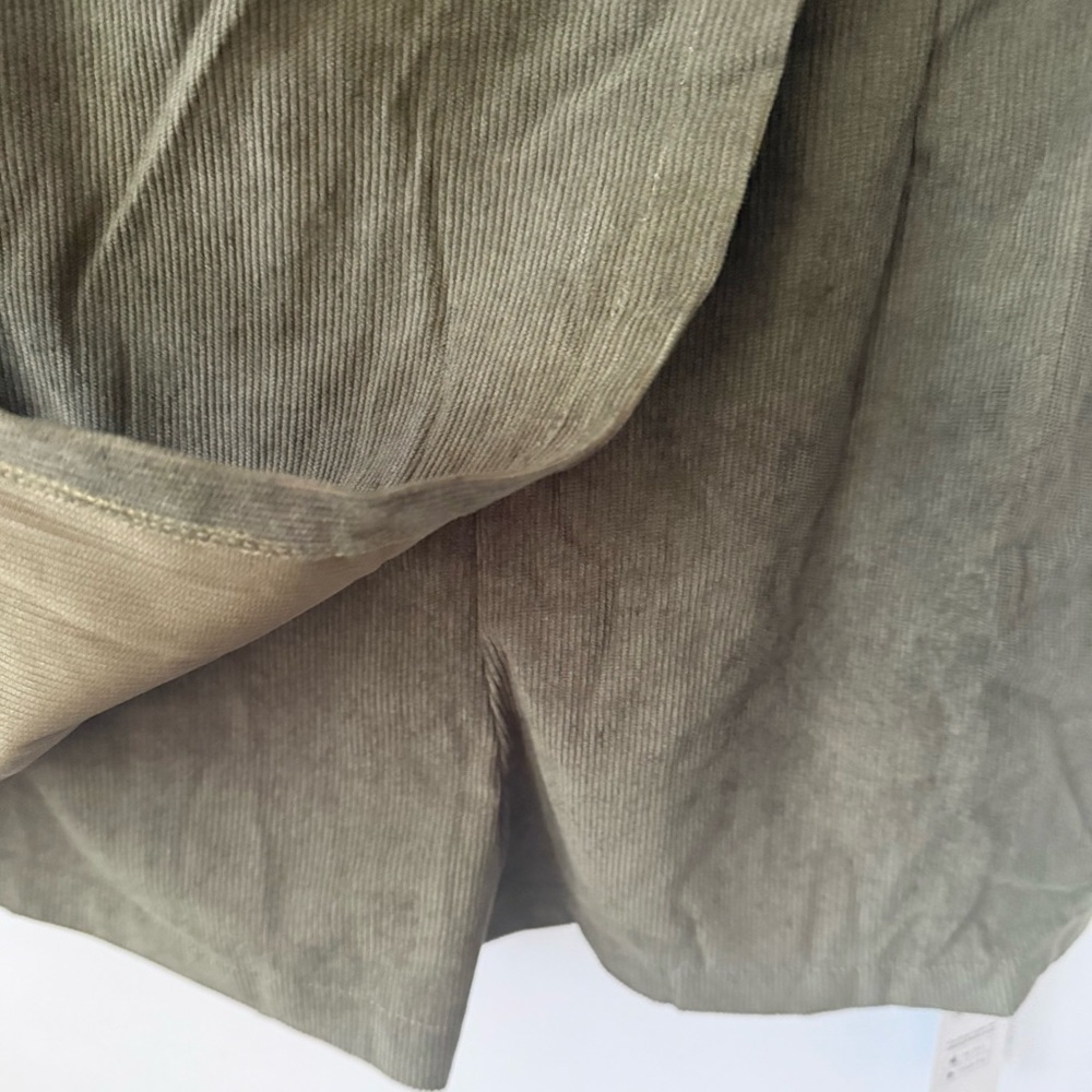Cupshe Green Corduroy Wrap Romper - Picture 6 of 6
